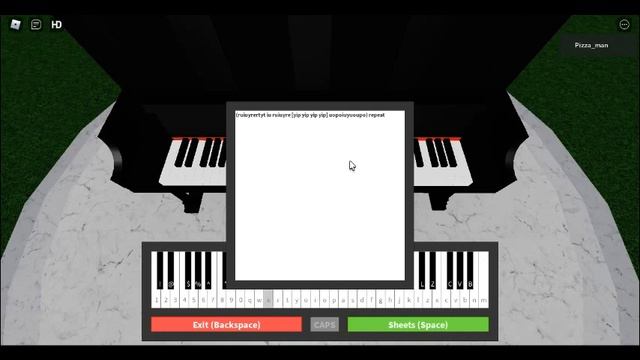 how to play zombie pianist theme pvz 2 on roblox piano (sheet in description) смотреть онлайн