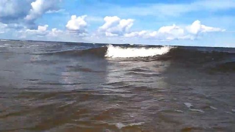 Балтийское Море.Рижский Залив.Юрмала.Латвия.Лето.2018.Волны и море