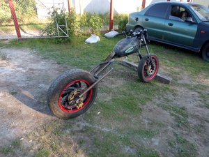 Чоппер мопед 3 "Верхняя часть рамы"