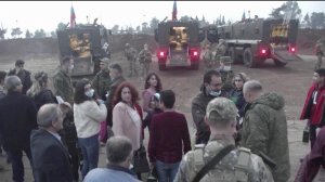 Урок русского языка провели российские военные для детей из сирийского города Эль-Камышлы