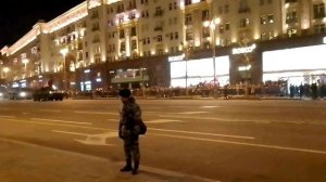 Парад Победы. Закулисье. Ночная репетиция парада Победы. Прохождение военной техники
