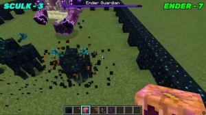 Sculk Bosses vs Ender Bosses | Minecraft Every Ender And Wardens Mobs Fight (1.19.3 JAVA)