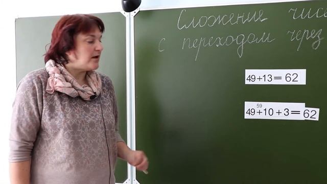 Математика (4 класс): Сложение двузначных чисел с переходом через разряд смотреть онлайн