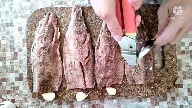 МУРМАНСКОЕ САЛО. Лучший рецепт засолки СКУМБРИИ.