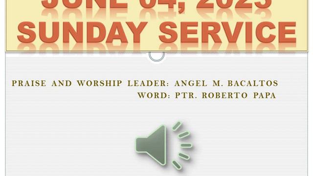 June 04, 2023 (Sunday Service) смотреть онлайн