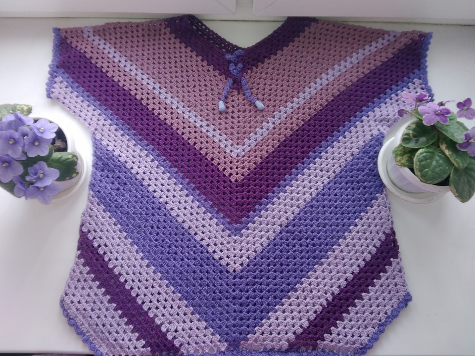 Кофта крючком. Перевернутый реглан крючком. Knitting offset raglan. (1).mp4