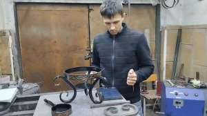 Подставка под казан или садж с подогревом