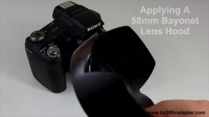 SONY HX200V DSC-HX200V Filter Adapter Ring