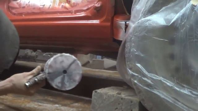 Окраска МОКРЫЙ ПО МОКРОМУ.покраска в гараже