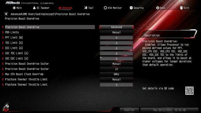 ASRock B550 Phantom Gaming-ITX/ax BIOS/UEFI 2.00 смотреть онлайн