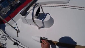 Чистим Тик Так на нашей Яхте \ Clean teak on a yacht #яхтинг #семейныйяхтинг #яхтингвхорватии