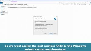 How to Change Windows Admin Center Port in Windows Server 2019