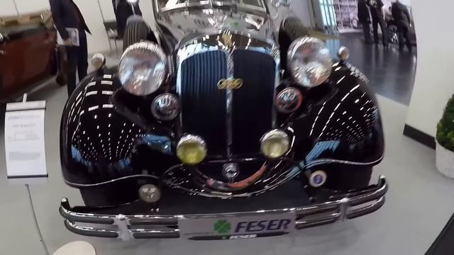 Horch 853 Sport Cabrio 1936 ( Auto Union Zwickau) cabriolet classic car walkaround + interior K1083 смотреть онлайн