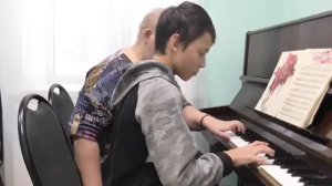 полюшко поле на фортепиано