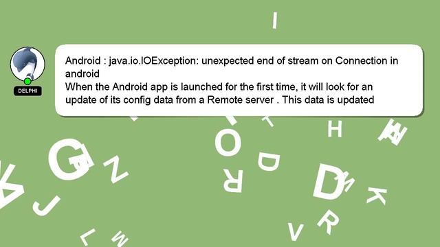 Android : java.io.IOException: unexpected end of stream on Connection in android смотреть онлайн