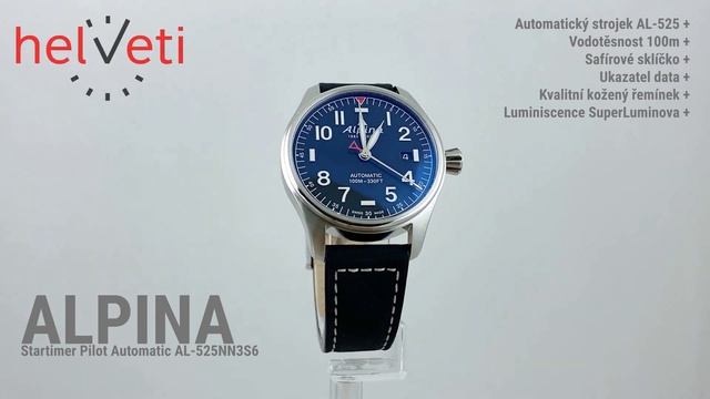Alpina Startimer Pilot Automatic AL-525NN3S6 смотреть онлайн