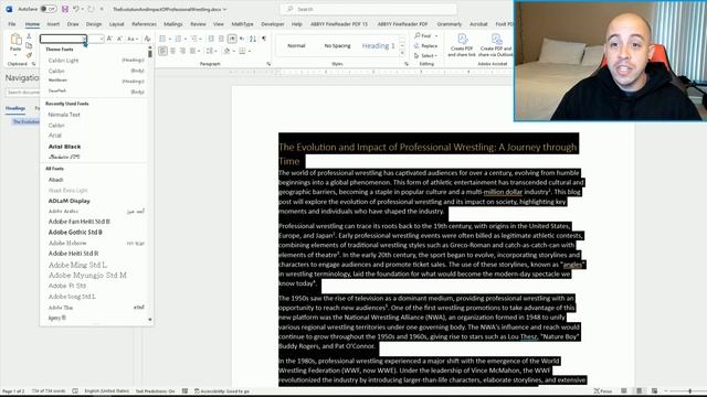 Document uses accessible fonts in the Sans Serif family | Section 508 Checklist for MS Word смотреть онлайн