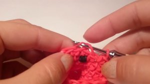 КЛУБНИКА ЛУМИГУРУМИ /амигуруми из резинок loom bands/ STRAWBERRY Loomigurumi,  Радужки Rainbow Loom