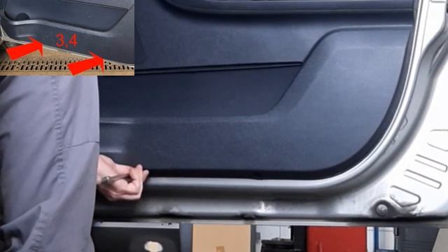 Skoda Fabia 2 doorpanel removal - Tutorial смотреть онлайн