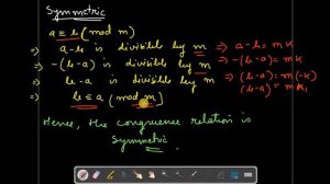 Prove that Congruence relation is an equivalence relation || Theorem || Number Theory