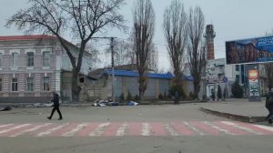 Мелитополь,  центр города 26 февраля 2022г