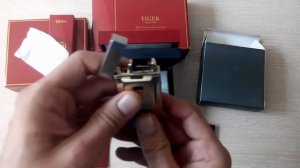 Распаковка и маленький обзор электродуговых зажигалкок TIGER