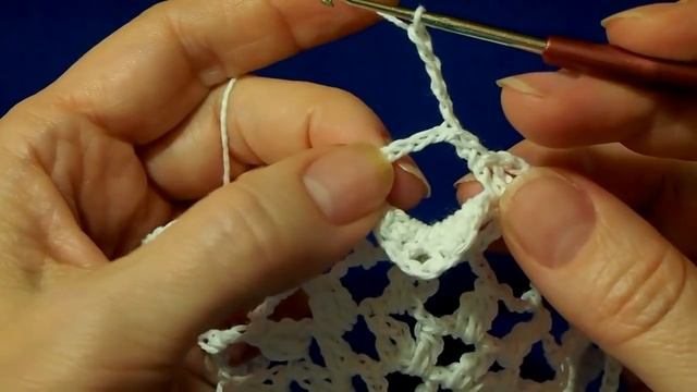 ▶ Ажурная салфетка крючком для начинающих.  Просто и быстро Урок 116