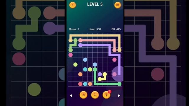 Connect the dots - Line puzzle game Expert level 5 #shorts