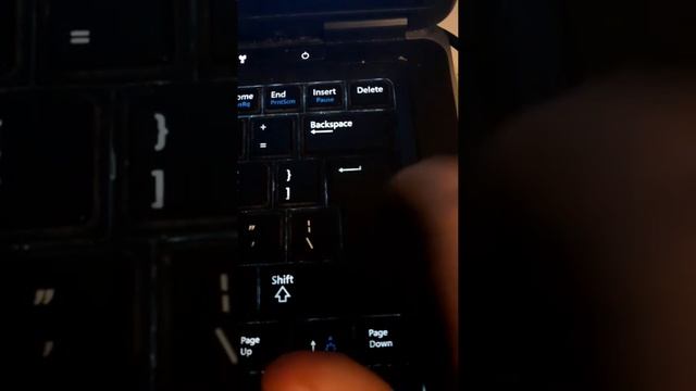 How to press "Shift, Enter, Backspace" tutorial