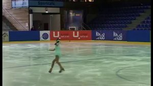 Соревнование по фигурному катанию. Николь. Тренер Александр Рябинин