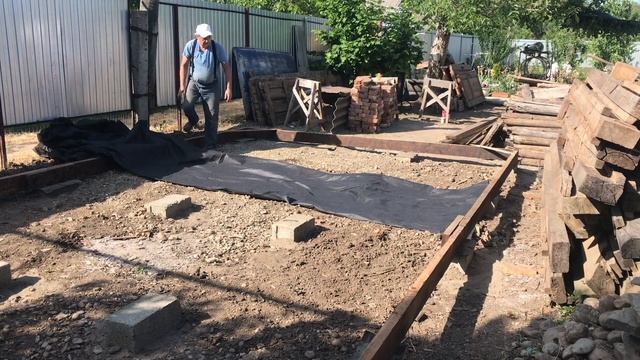 Дачные истории | Строительство ПАТИО (терраса) | Ч#2 Building Patio (terrace) смотреть онлайн