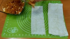 Конвертики из лаваша.