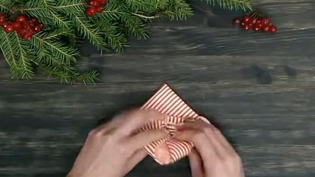 Как из салфетки сделать елку? смотреть онлайн