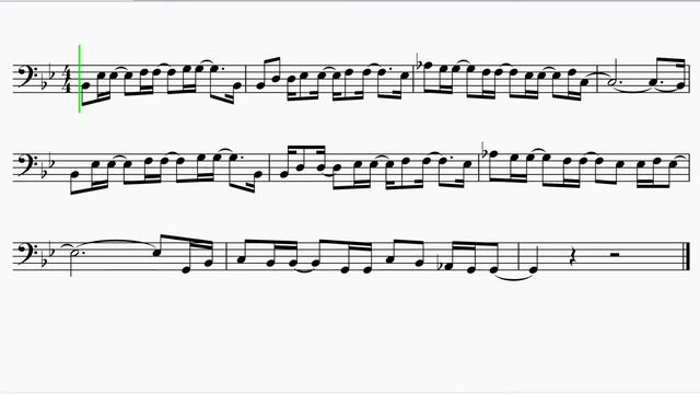 Trombone "A Million Dreams" Greatest Showman EASY Sheet Music смотреть онлайн