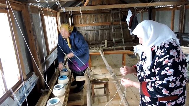 Ткачество старинным методом
