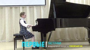 Зарипова Светлана/ Д.Чимароза. Соната соль минор; Э.Мак-Доуэлл. Тарантелла | ПЕРВЫЕ ЛАСТОЧКИ