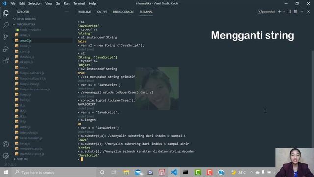 #18. String dalam JavaScript-Node.js