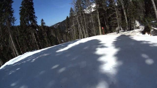 07.04.2018 Роза Хутор. Южный склон. Адонис (красная) смотреть онлайн