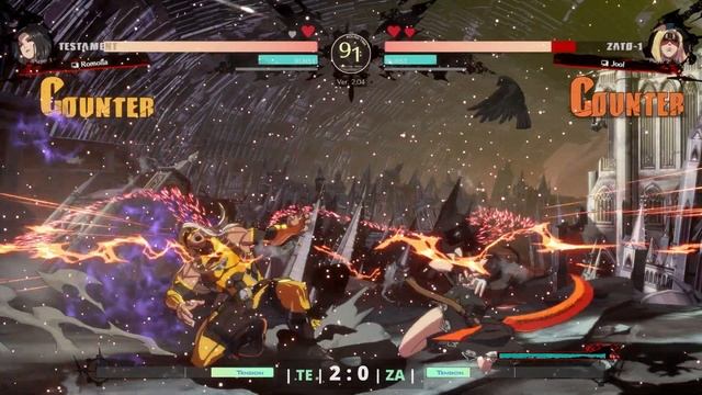 GGST ▰ DEB | Romolla (Testament) vs Jool (Zato-1). Guilty Gear Strive High Level Gameplay