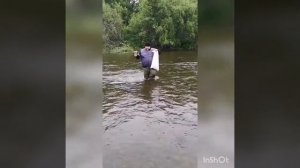 Хабаровский край. Рыбалка на Горбушу, река Коппи город Советская Гавань.
