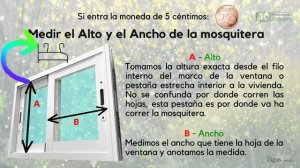 ¿Cómo y donde medir mi mosquitera corredera