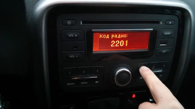 Как ввести код радио Renault Duster (рено дастер) смотреть онлайн