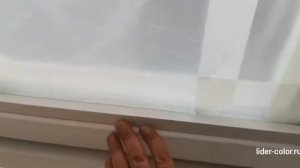 Реставрация и покраска алюминиевых окон внутри.
