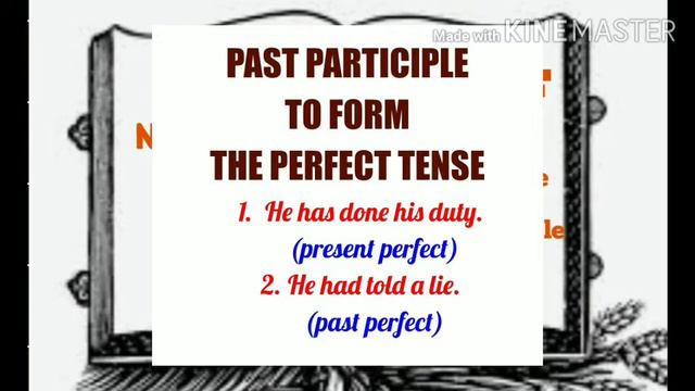 USE OF PAST AND PERFECT PARTICIPLE смотреть онлайн