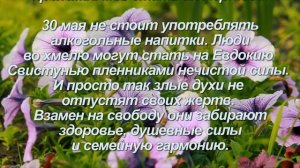 Приметы на день Евдокии Свистуньи 30 мая 2021 года: что можно и нельзя делать.