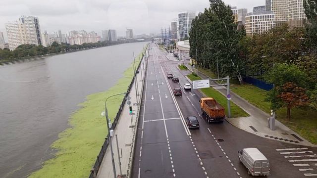 Наземный участок Замоскворецкой линии Мос. метро +метромост