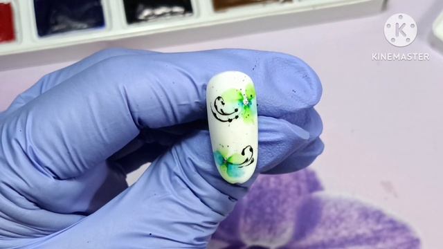 Акварель на ногтях. Рисуем вместе?