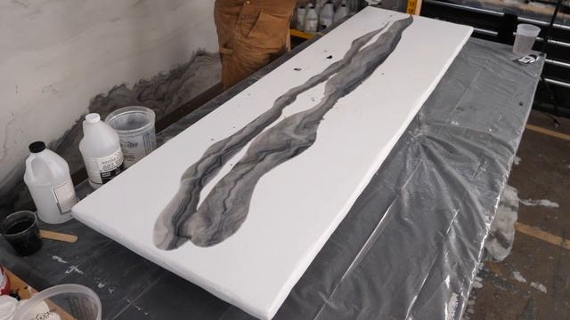 Different Ways to Make White Carrara Marble Epoxy Countertops смотреть онлайн