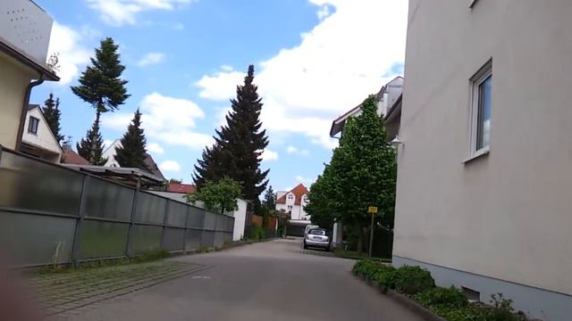 Вокруг дома. 1 часть. Взгляд с коляски. Влог. Vlog. Senden. Germany.