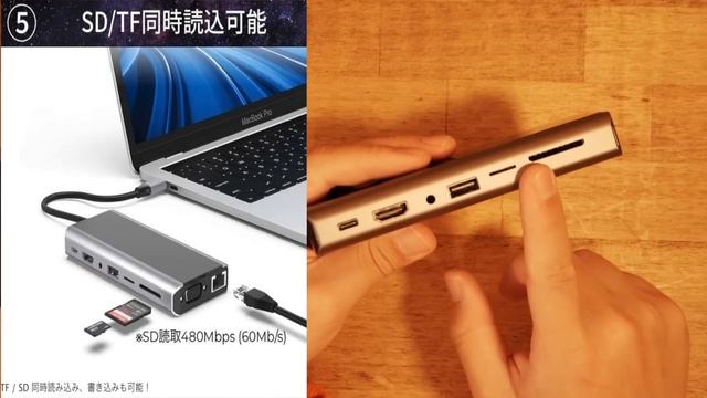 【これ考えた人天才】MacBook ユーザーの夢が全て叶う、全部入りUSB−Cハブを発見した＃Apple＃USBハブ＃Mac＃M1Mac смотреть онлайн